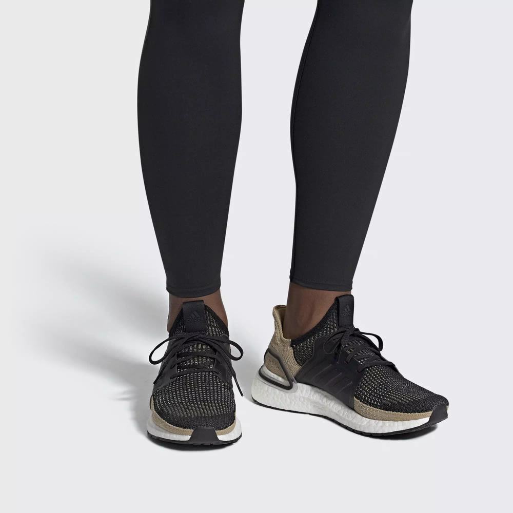 Adidas Ultraboost 19 Tenis Para Correr Negros Para Hombre (MX-14720)